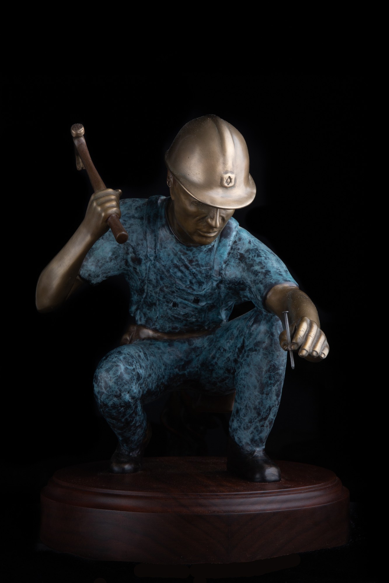 United Brotherhood of Carpenters and Joiners bronze sculpture