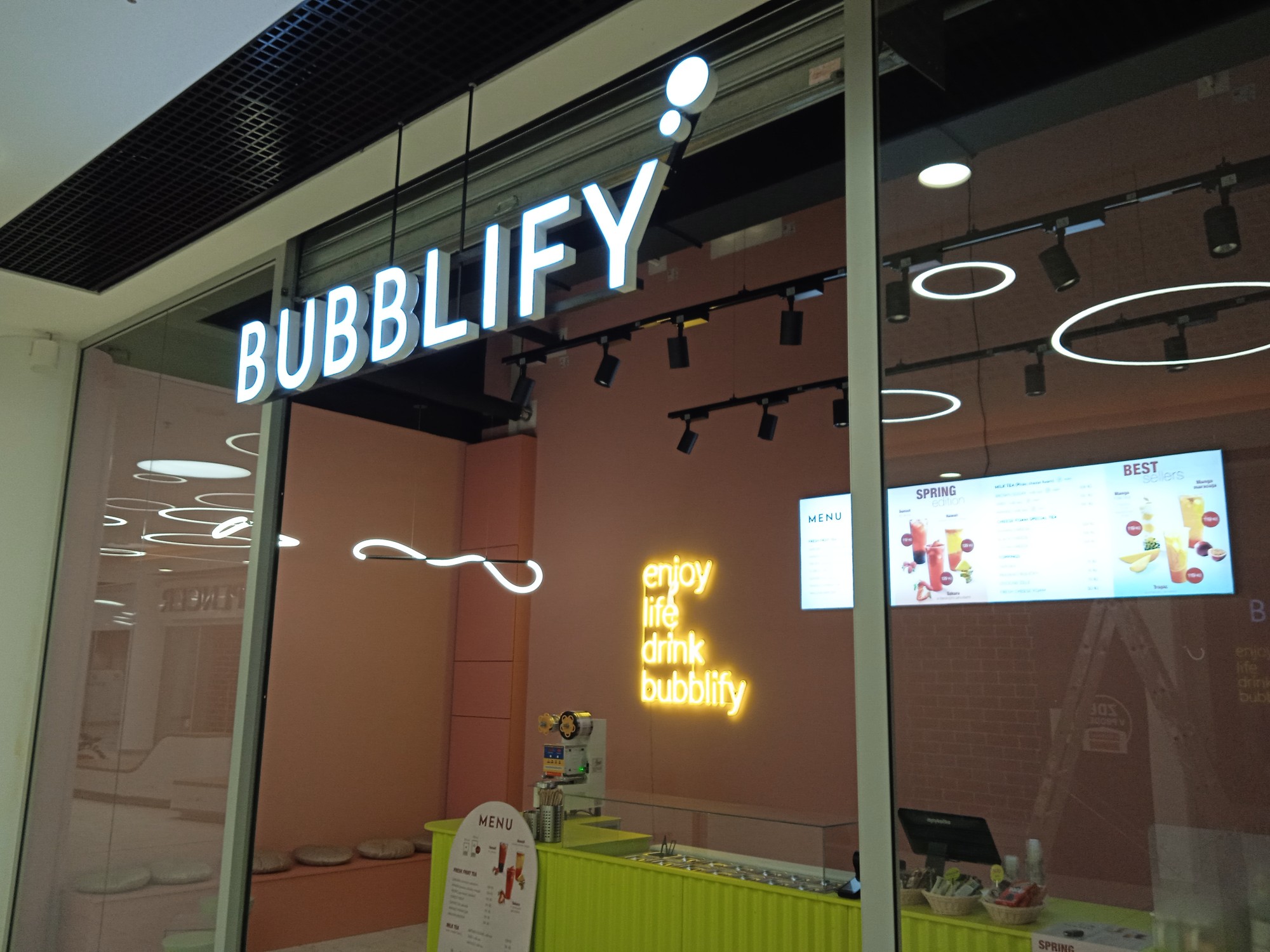 LED nápis Bubblify