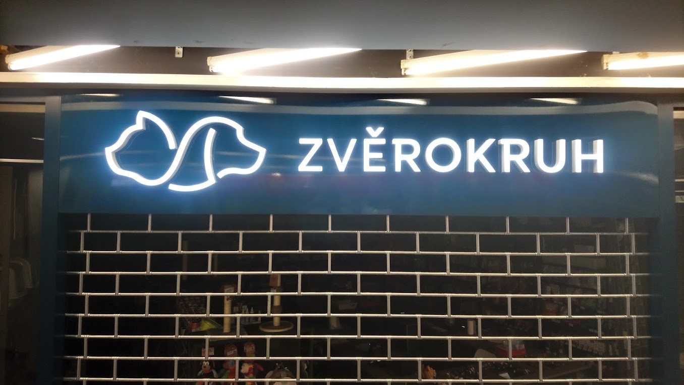 Světelný nápis Zvěrokruh