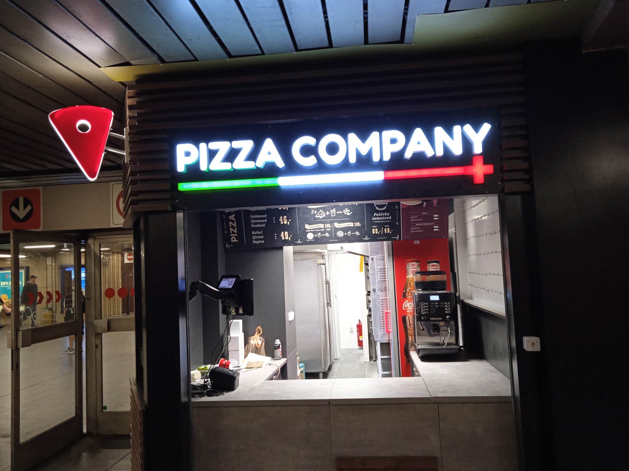Světelný nápis Pizza Company