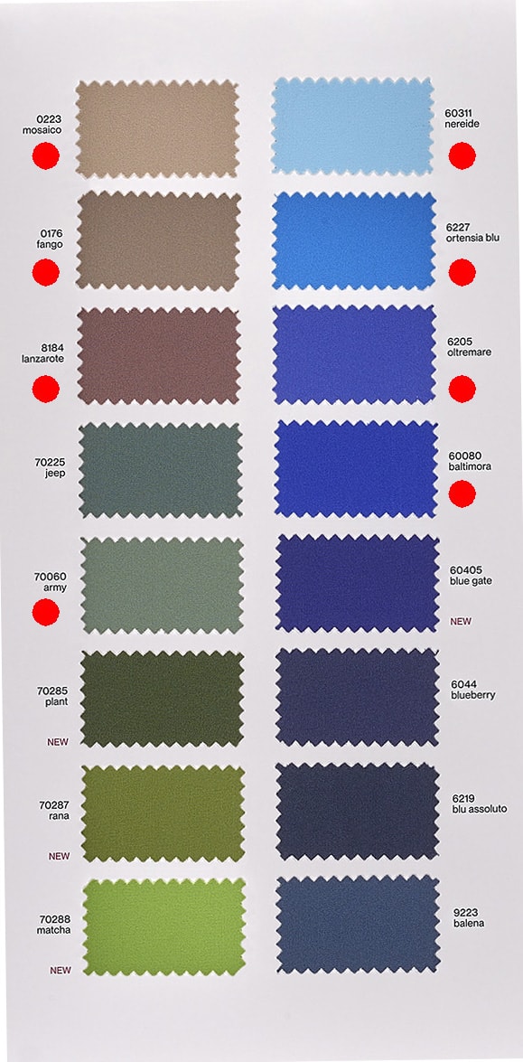Cartella colori Lycra opaca - Pagina 2
