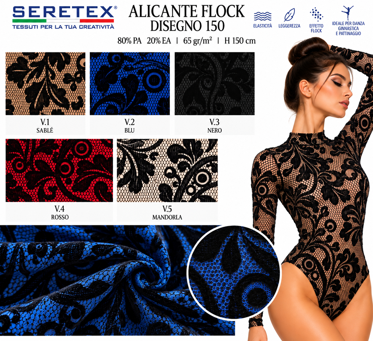 Cartella colori Alicante flock - Disegno flock 3