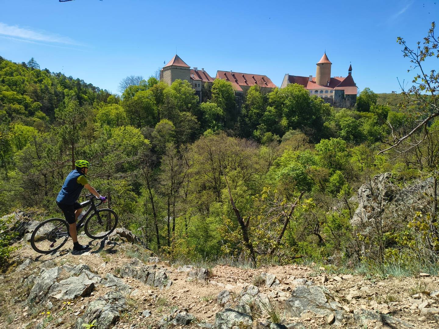 Veveří Castle tower view