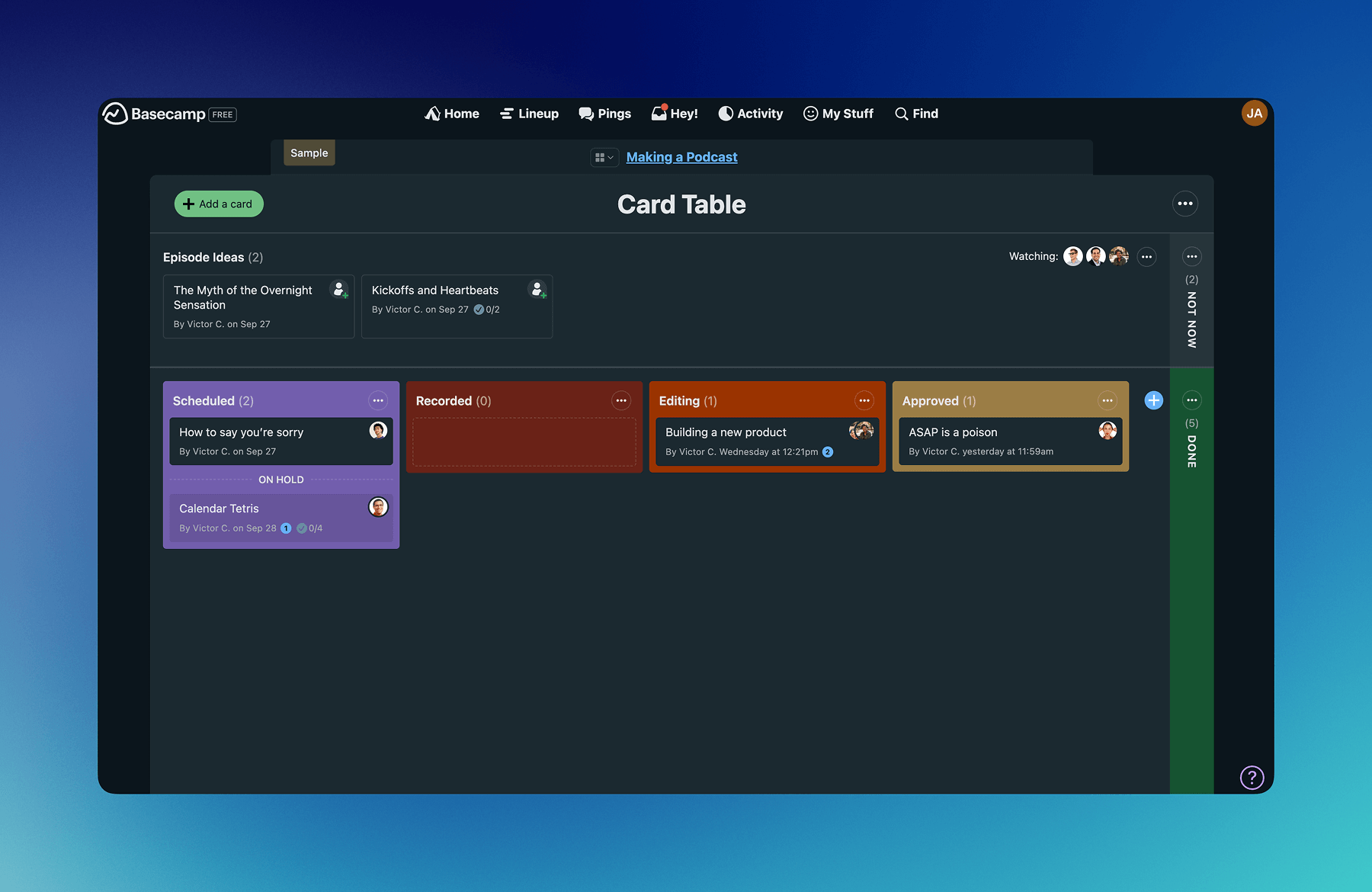 Basecamp product overview