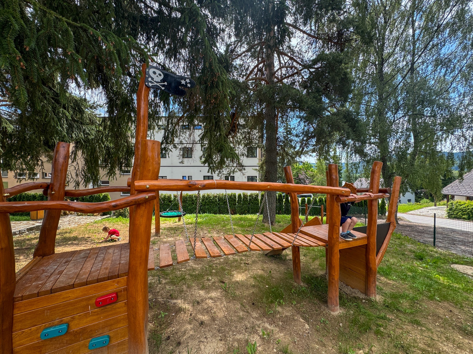 Dětské hřiště u restaurace Star Lipno