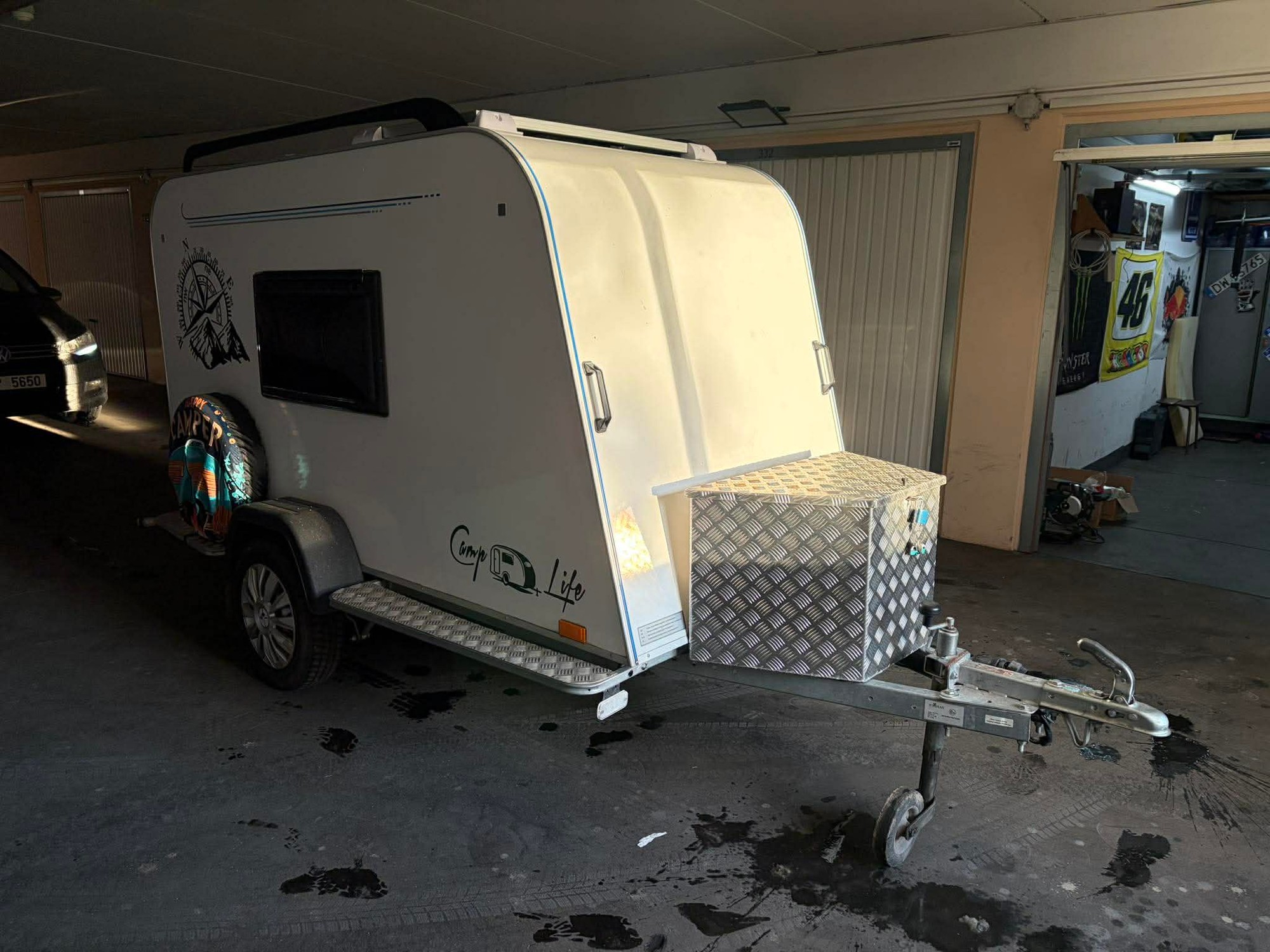 Minikaravan - interiér