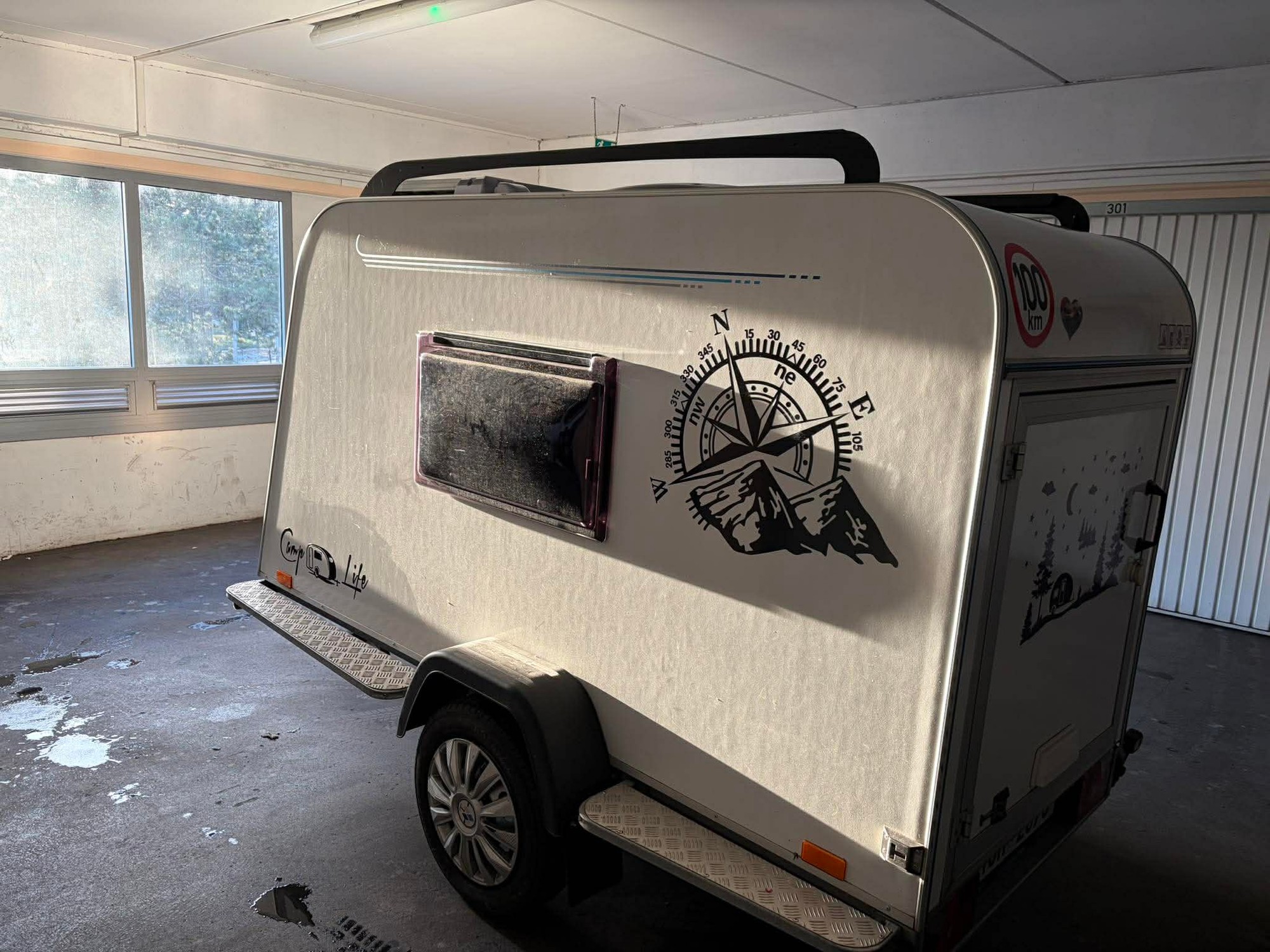 Minikaravan - vybavení