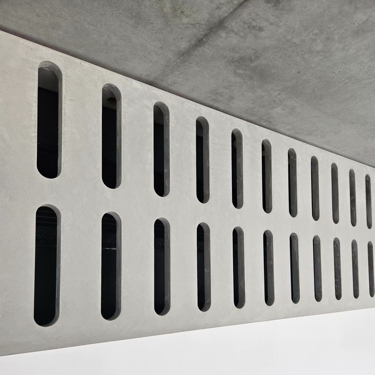 Architectural grille installation in prestige residential project