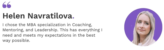 Helen Navratilova — EDU Effective LeVesque Scholarship recipient, studying on parental leave