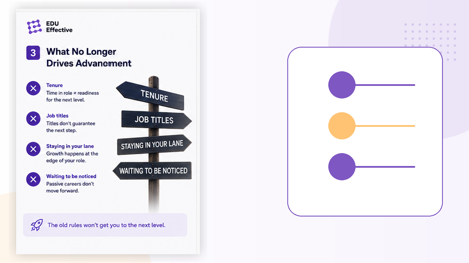 What no longer drives career advancement in 2026 — traditional drivers losing predictive power as tenure no longer guarantees promotion, job titles no longer predict the next step, and skills from three years ago may already need significant updating, with AI automating routine work and skills-based evaluation replacing seniority-based progression