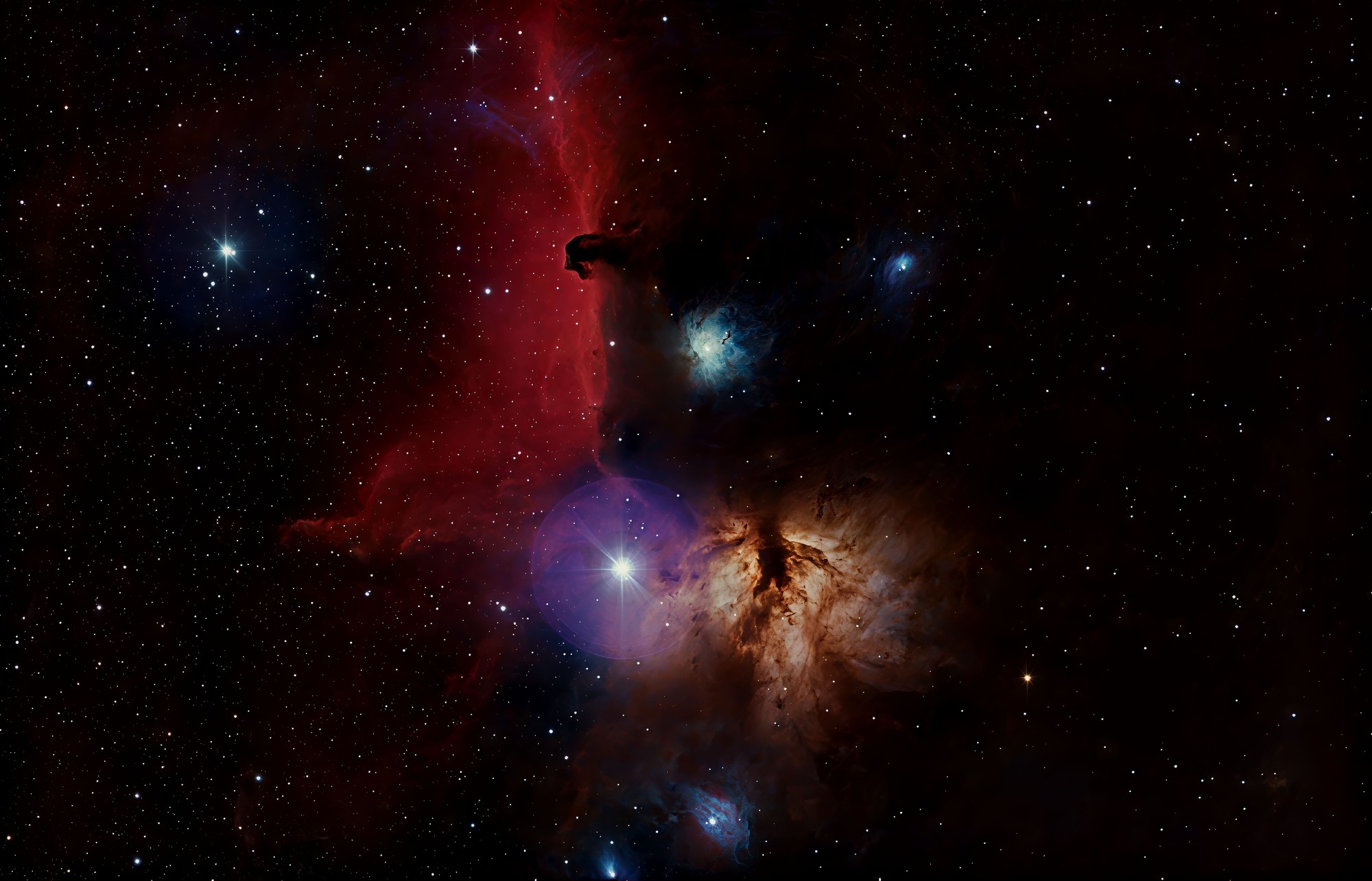 Horsehead & Flame Nebulae (IC 434 / NGC 2024) — astrophotography