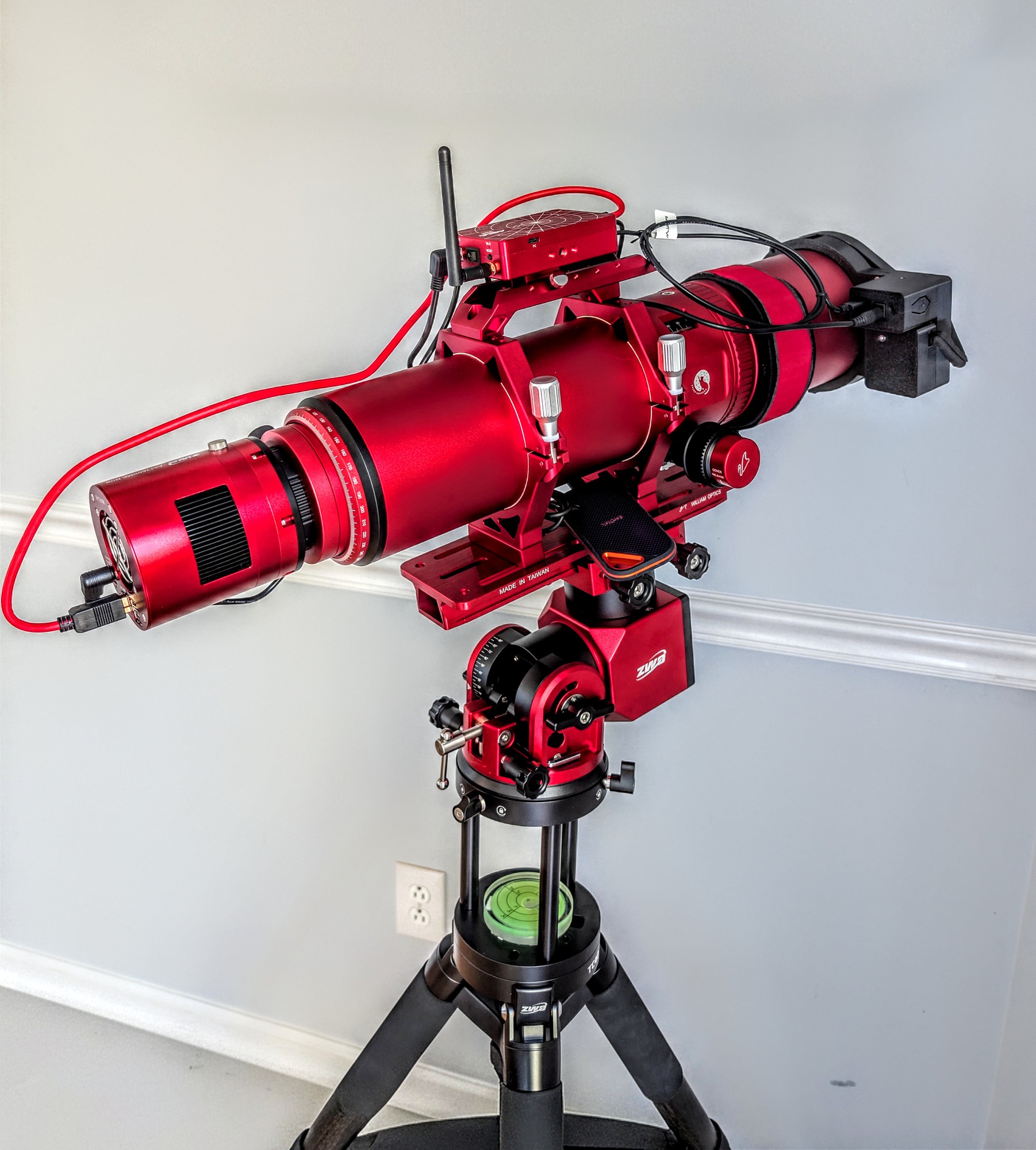 Astrophotography telescope rig