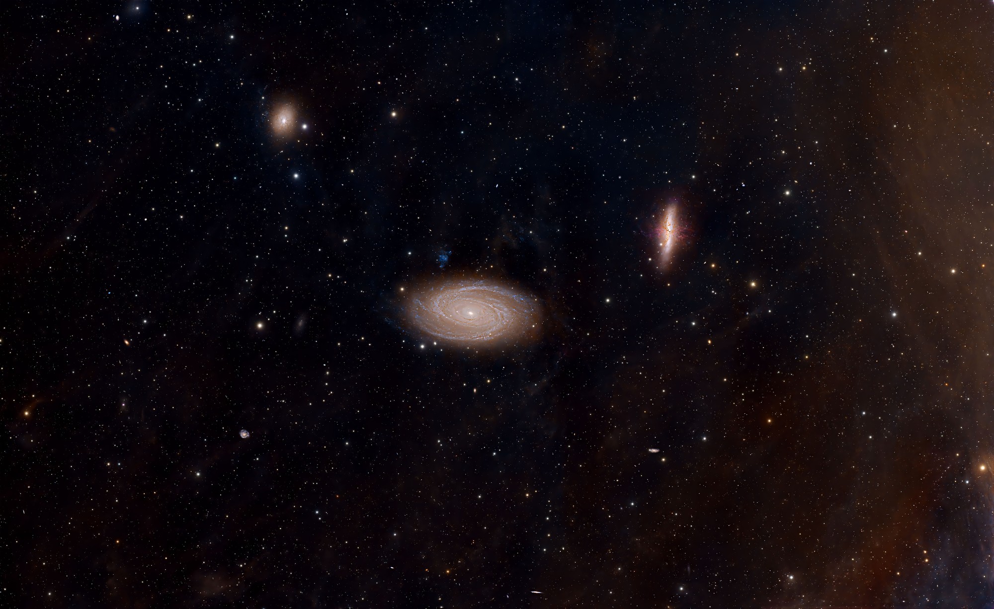 M81 Galaxy Group (M81 / M82 / NGC 3077) — astrophotography