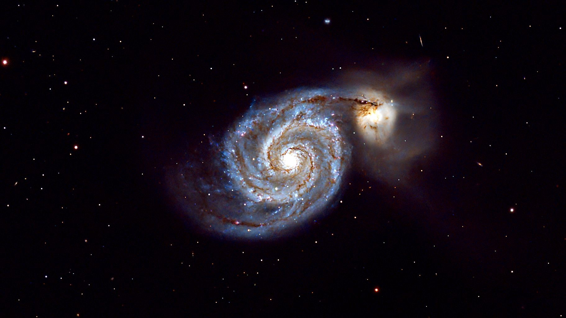 Whirlpool Galaxy (M51 & NGC 5195) — astrophotography