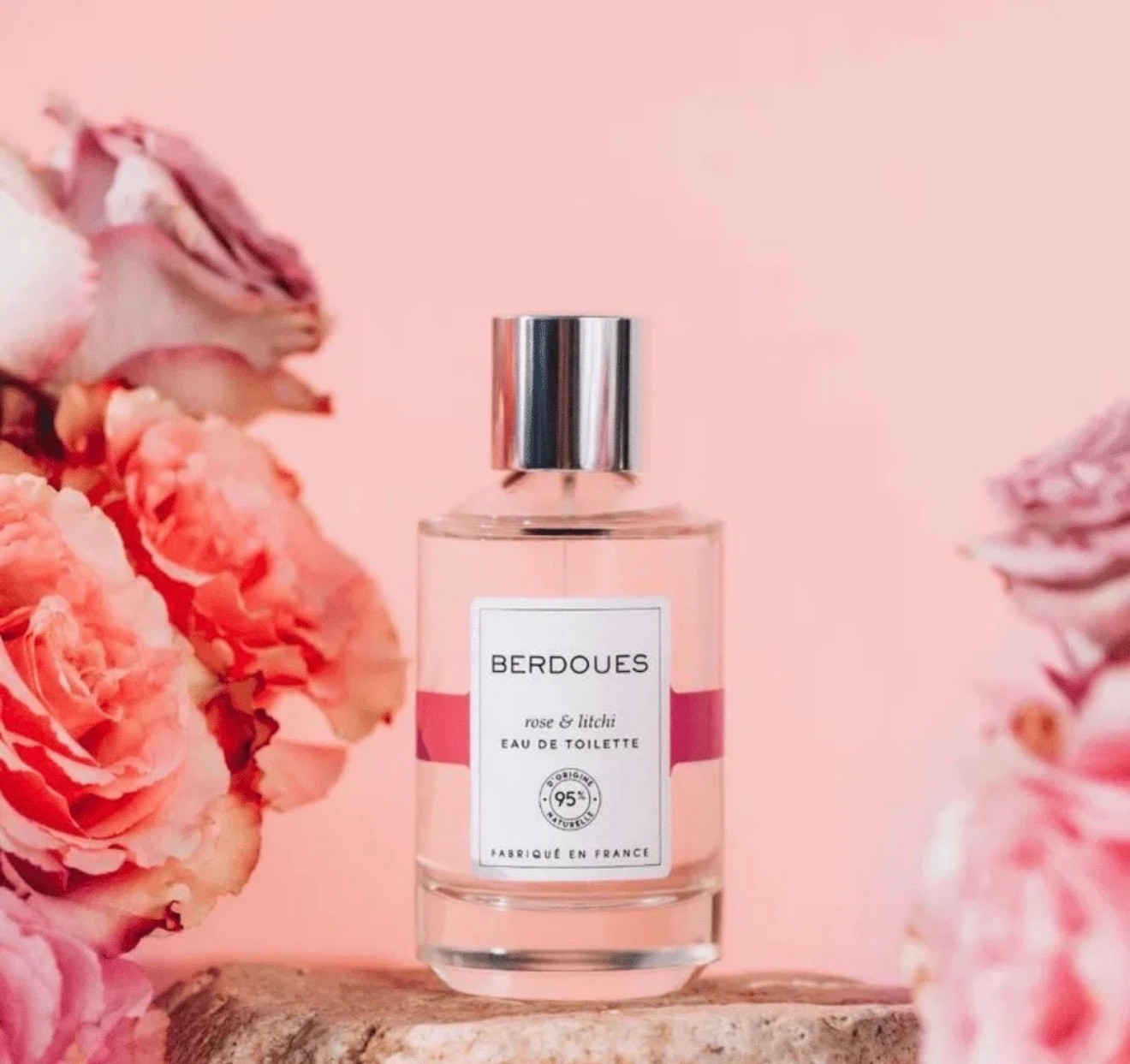 Berdoues Eau de Toilette rose en litchi in de parfumerie van NOIR-Beauty Clinic