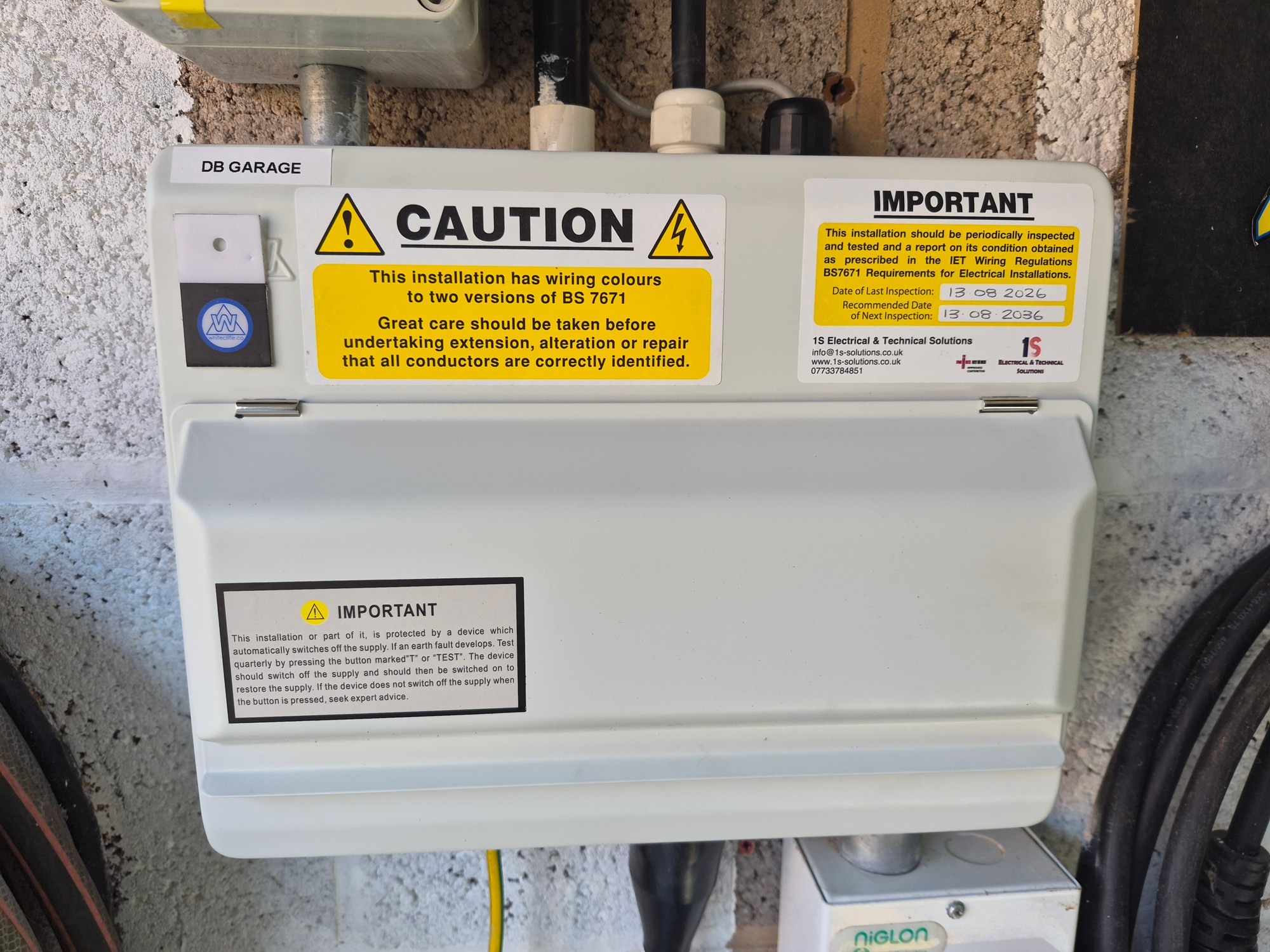 Sub-mains installation detail in Leyland