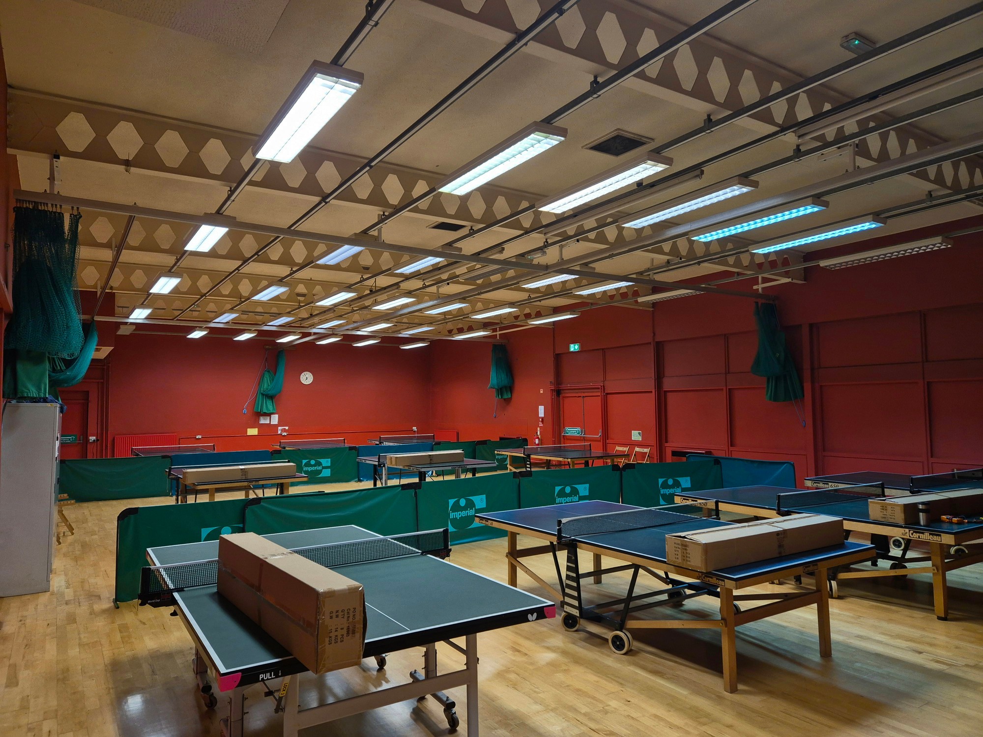 Lighting installation before the LED upgrade in Horwich