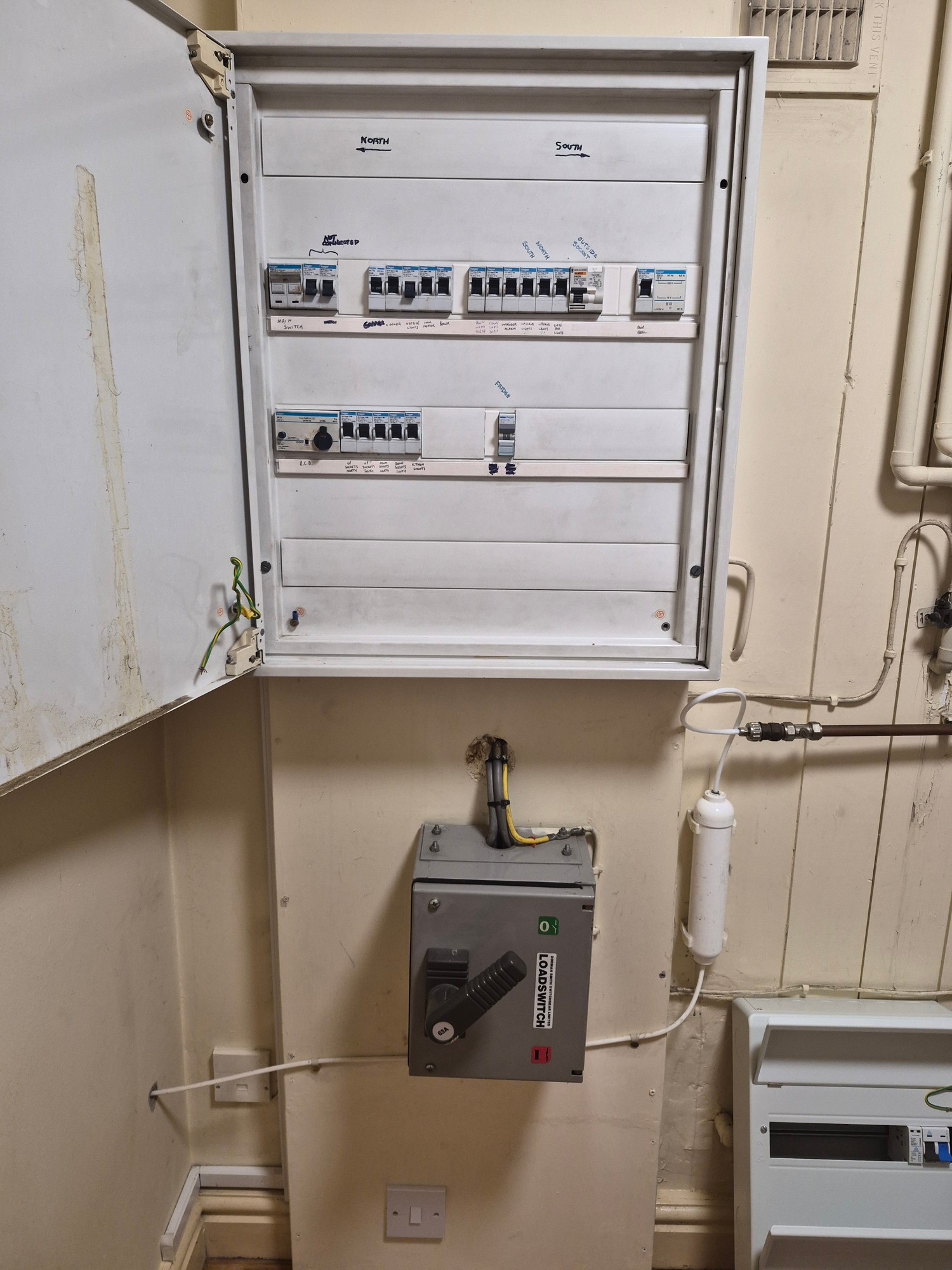Electrical equipment detail from the Leyland project