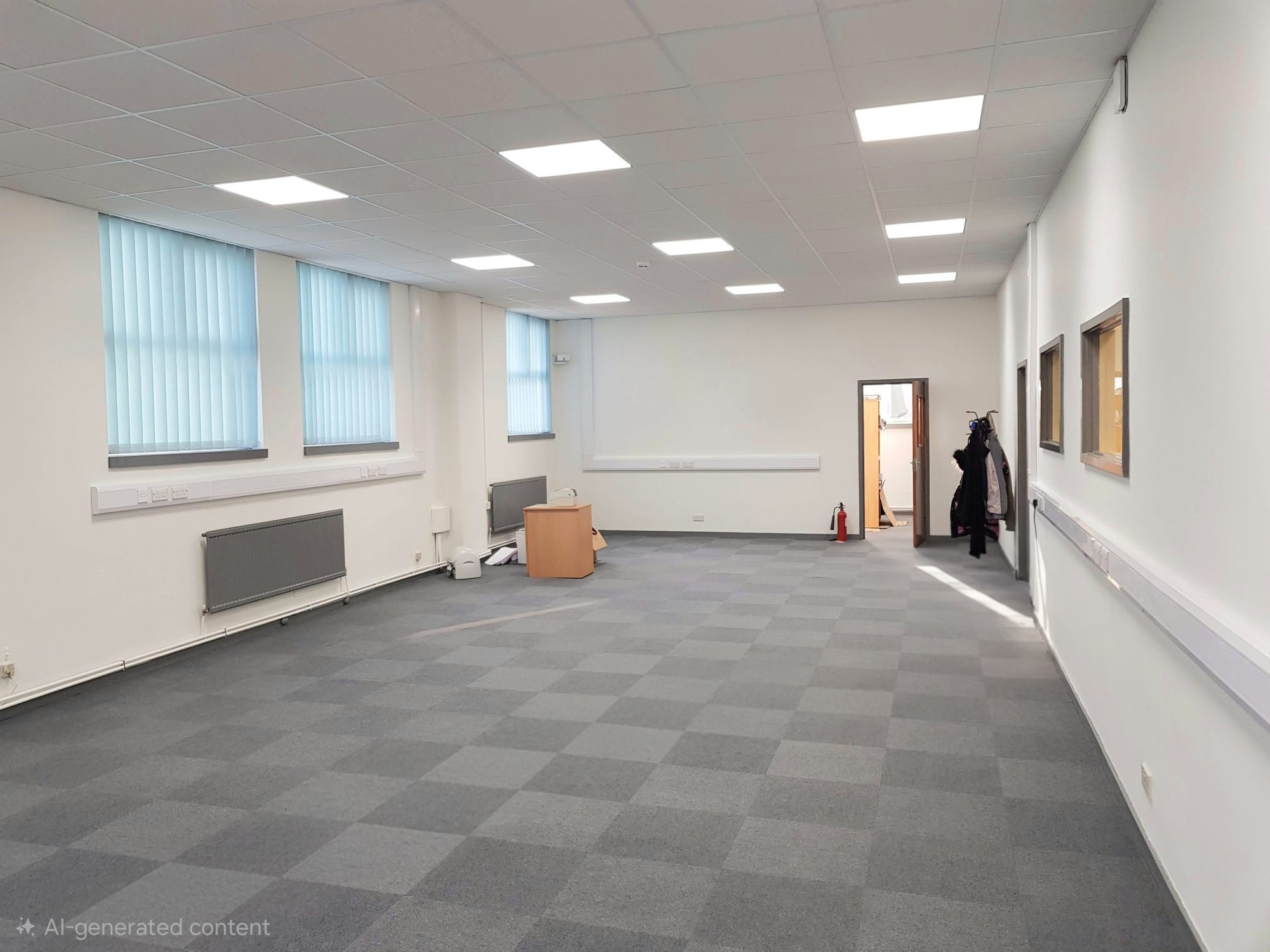 Office lighting and power upgrade project in Manchester