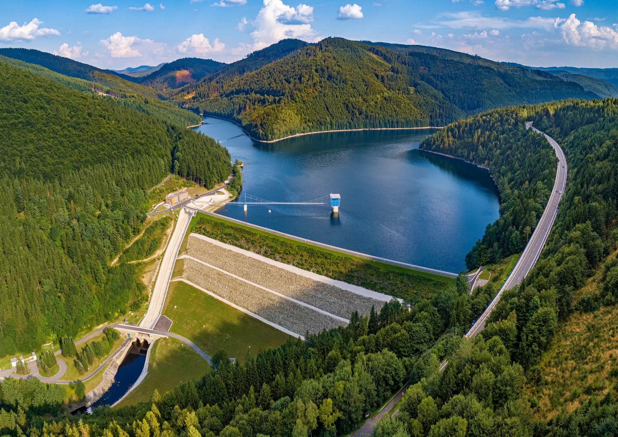 Přehrada Šance, Beskydy