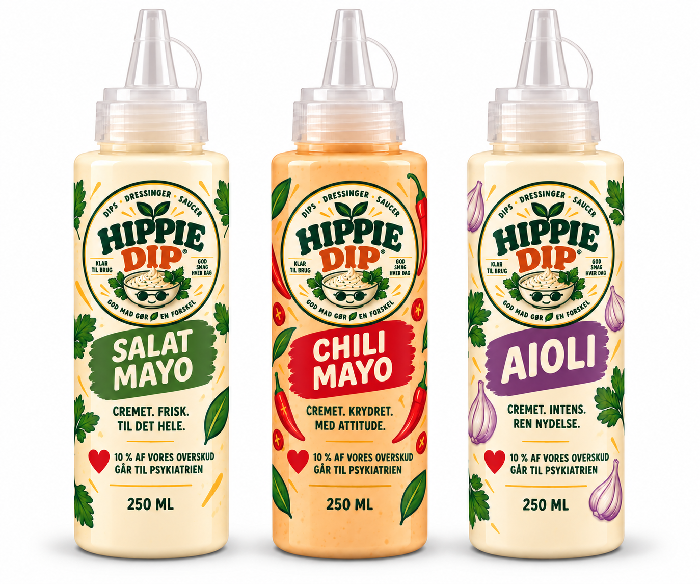 Tre Hippie Dip 250 ml Take Home-flasker