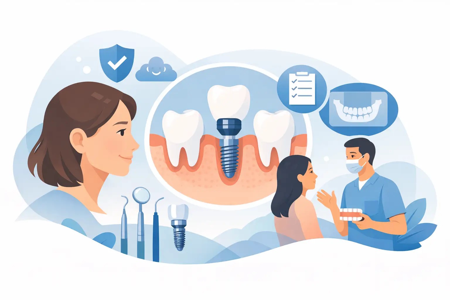Příprava před implantací bez zbytečných obav