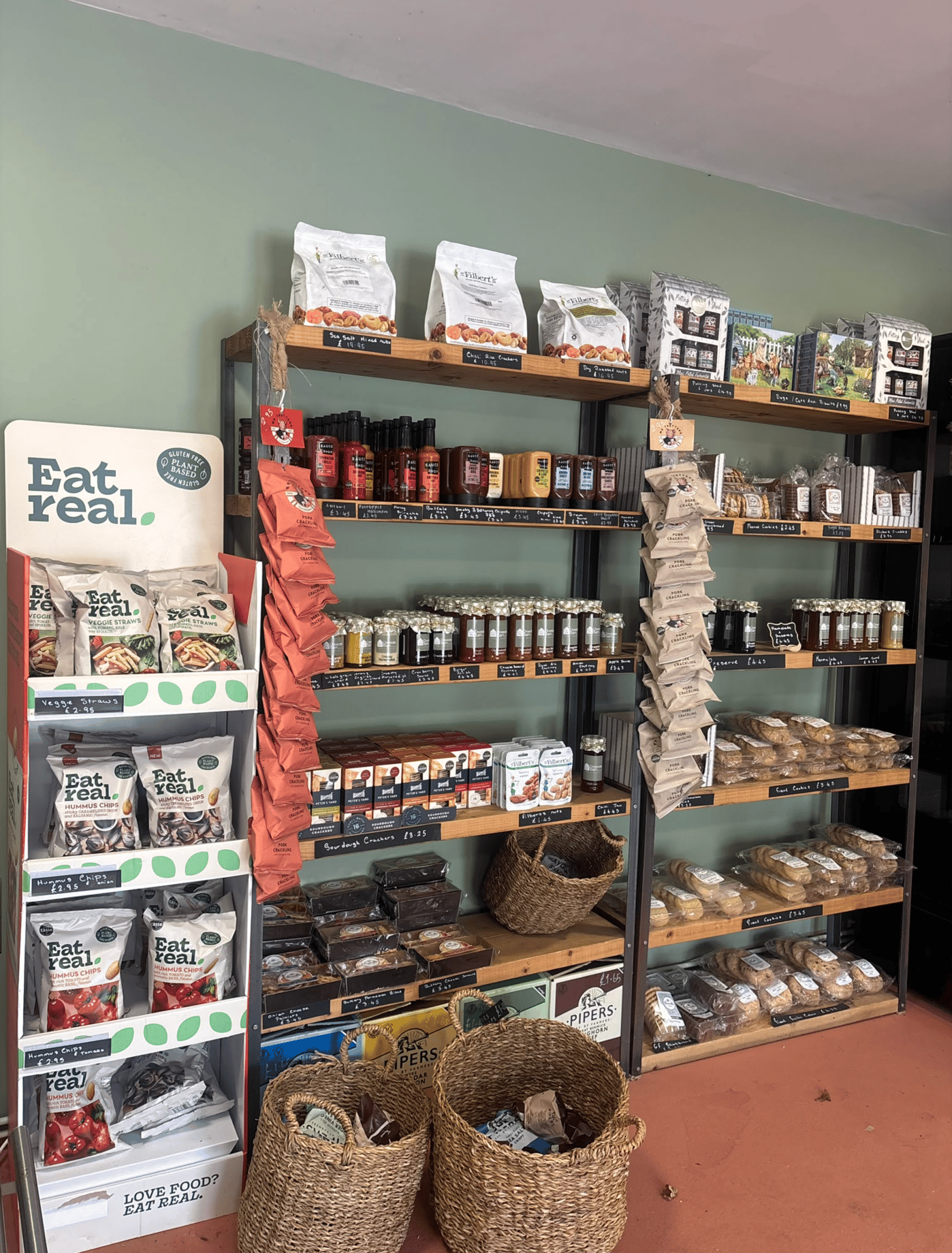 Inside The Dovecote Barn farm shop