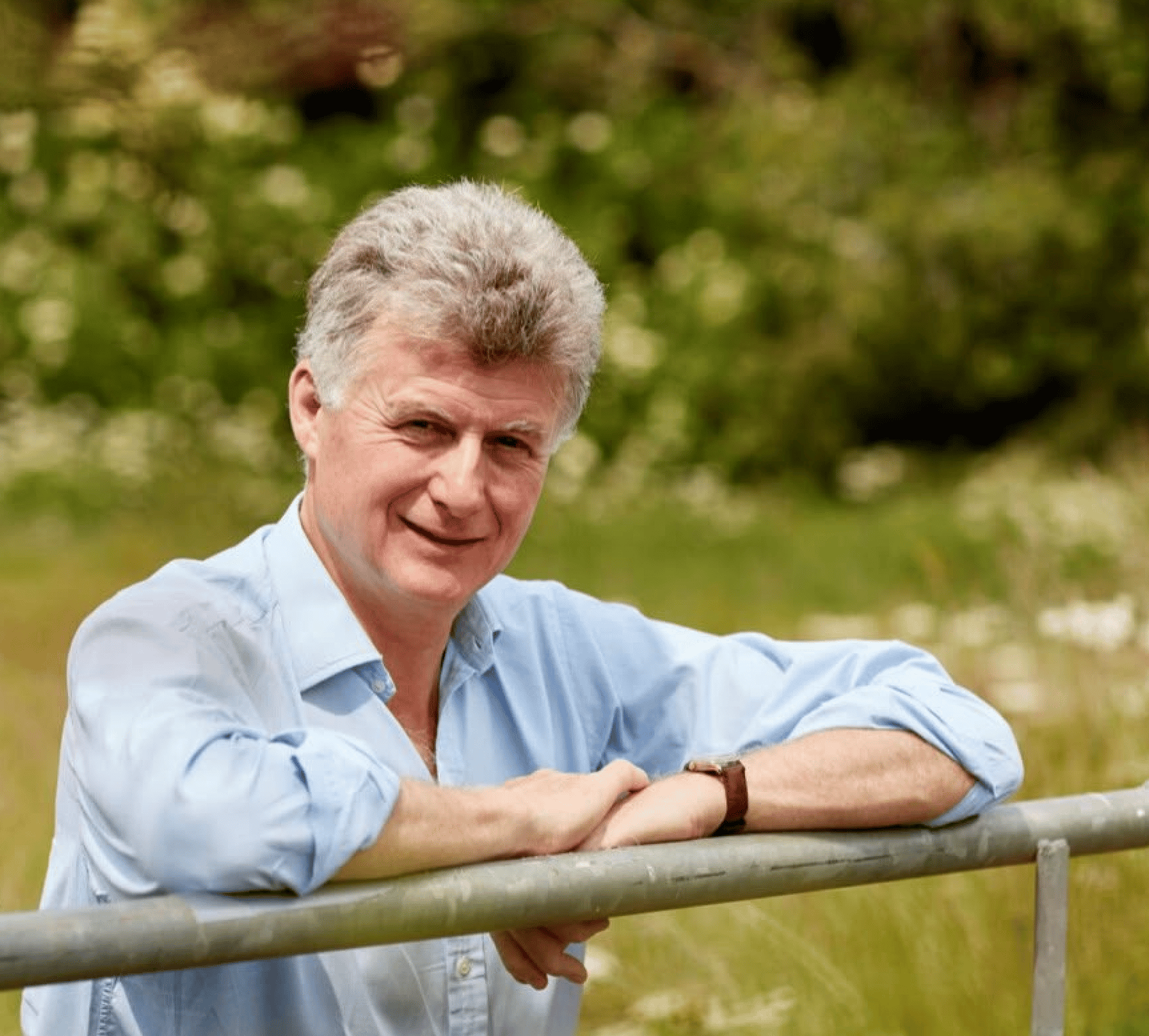 Belviour Farm producer beside a field