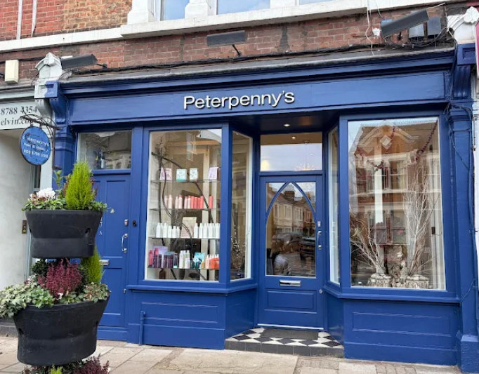 Peterpenny's Hair & Beauty Salon exterior at 277 Putney Bridge Road — home of Yves Beauty