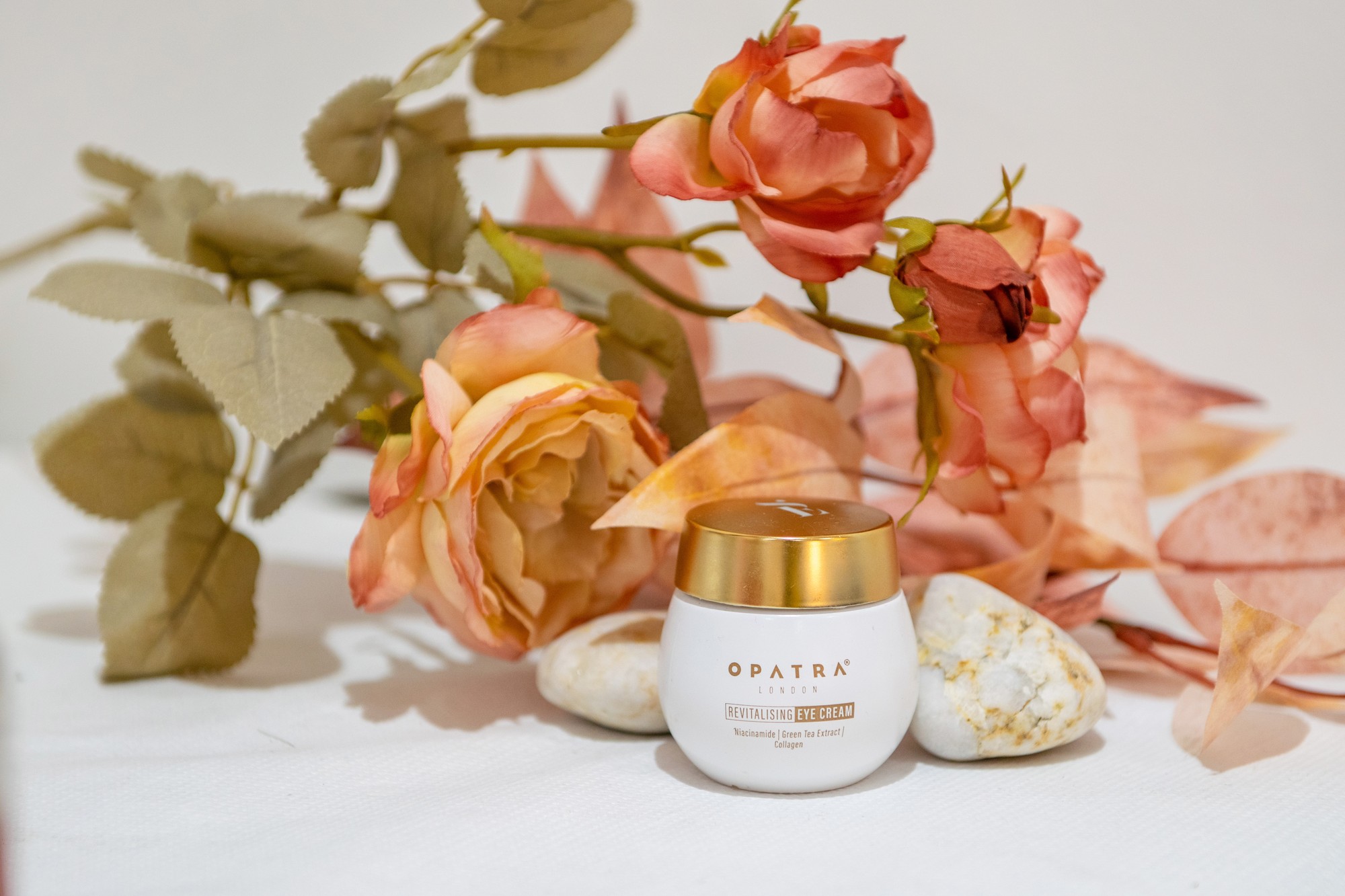 Opatra Revitalising Eye Cream with luxury pink roses — premium skincare at Yves Beauty