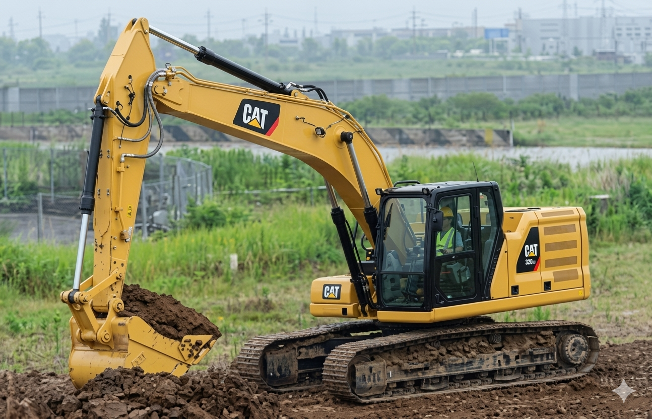 Excavadora CAT maquinaria pesada MYSHUTA