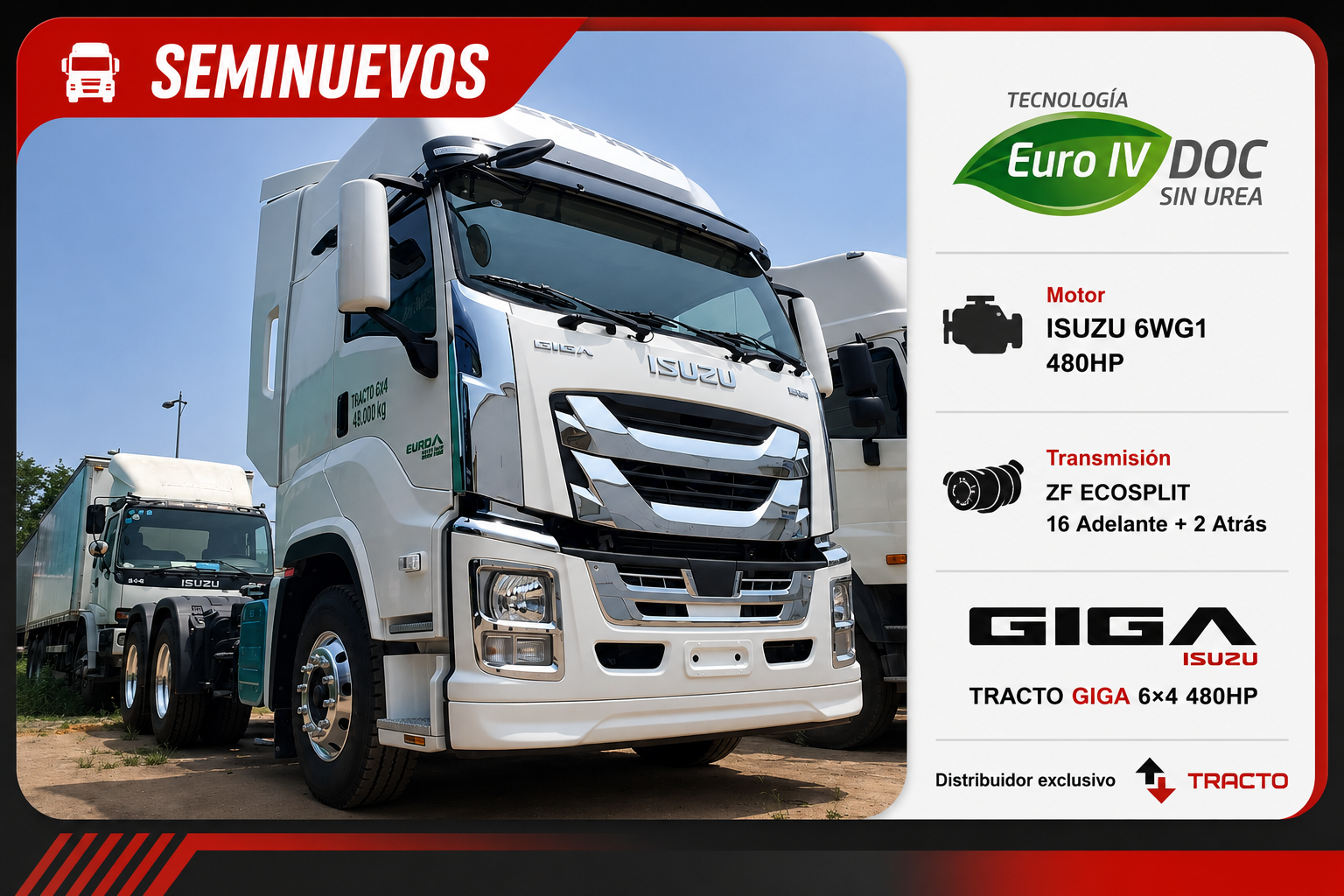 TRACTO GIGA 6×4 480HP