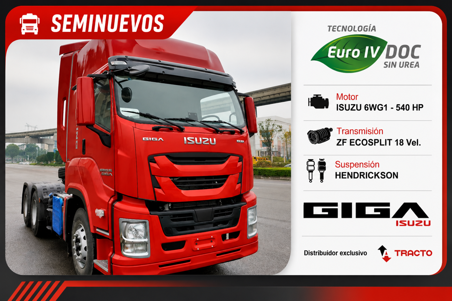 TRACTO GIGA 6×4 540HP