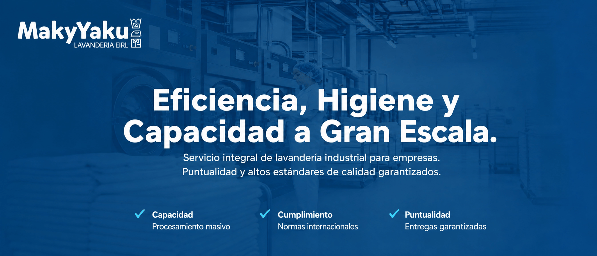 MakyYaku - Lavandería industrial para empresas.