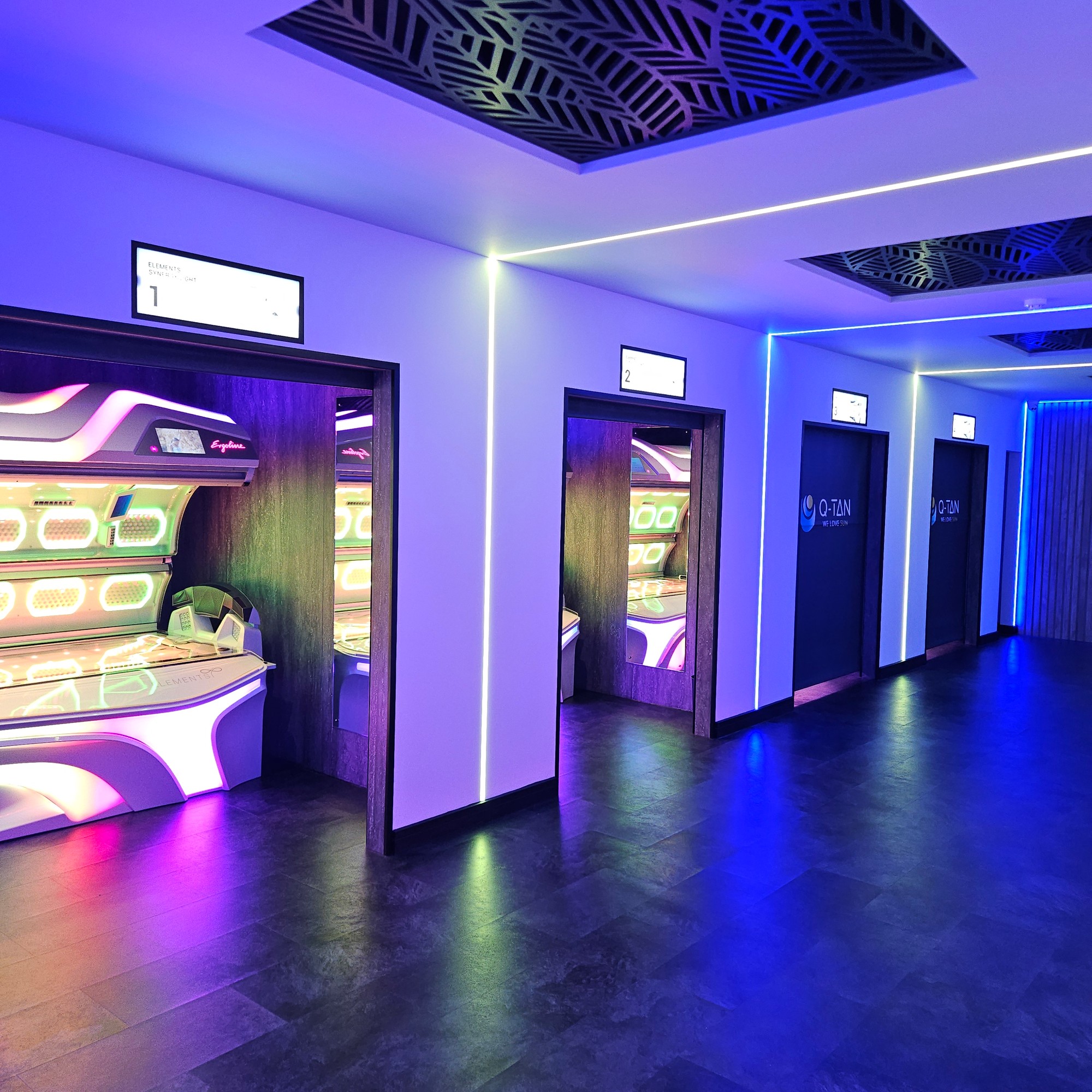 Q-TAN tanning experience