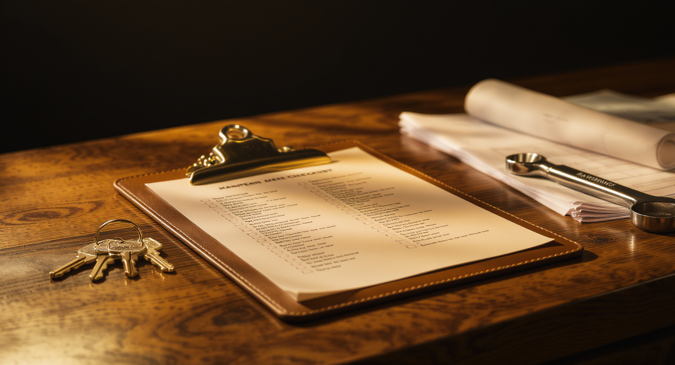 Essential Annual Maintenance Checklist