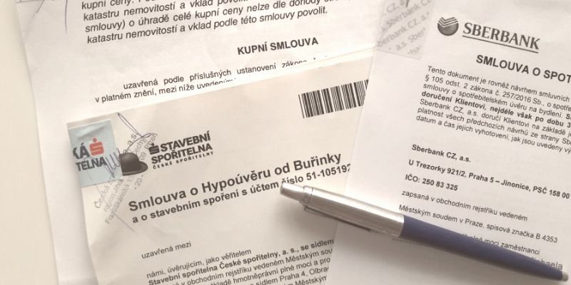 bank document / mortgage paperwork