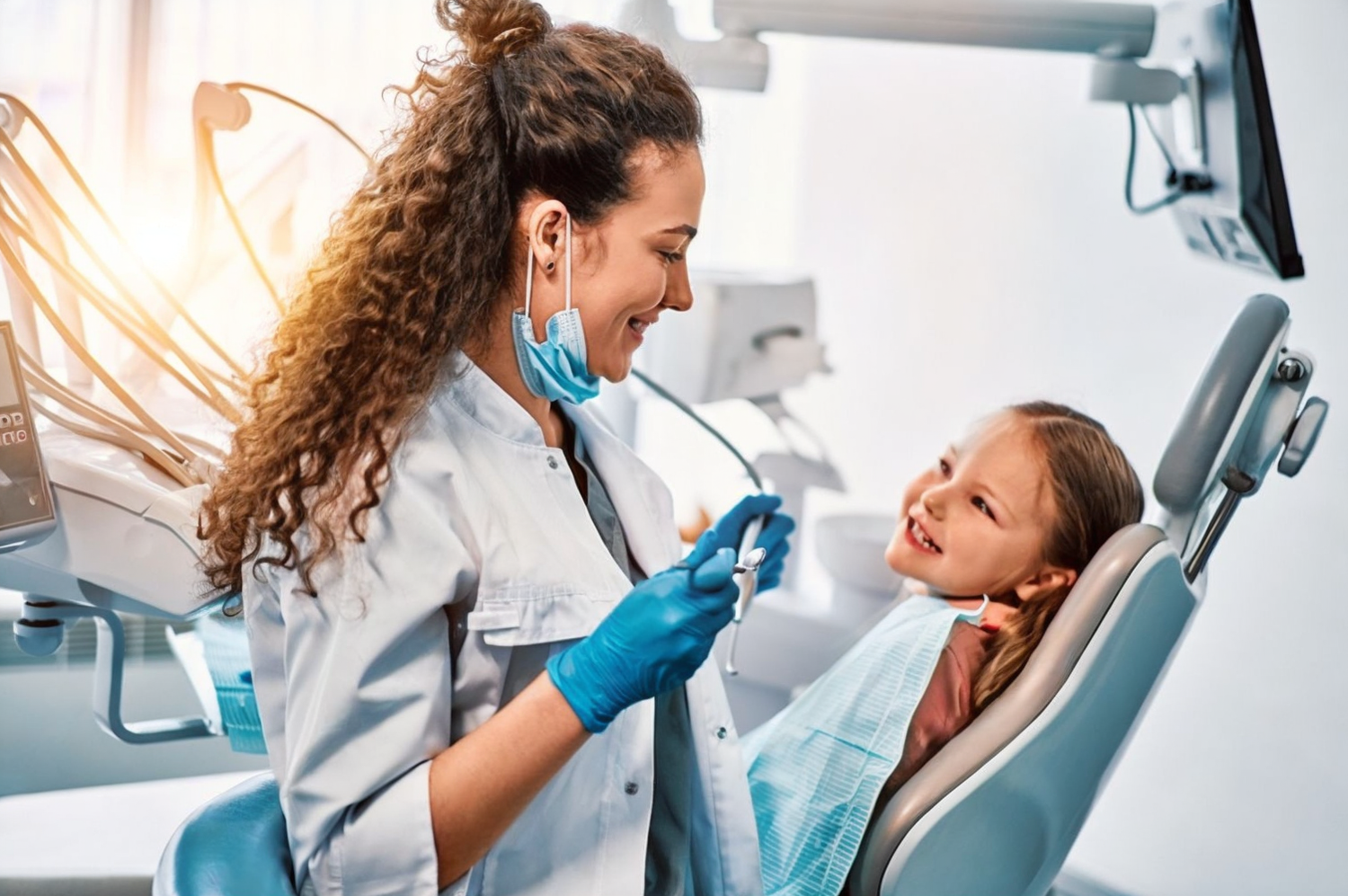 Pediatric dental care showcasing modern crown procedures and patient care
