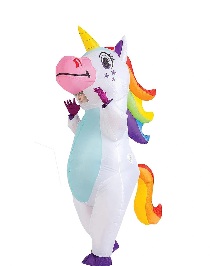Nafukovací kostým T-Rex v džungli