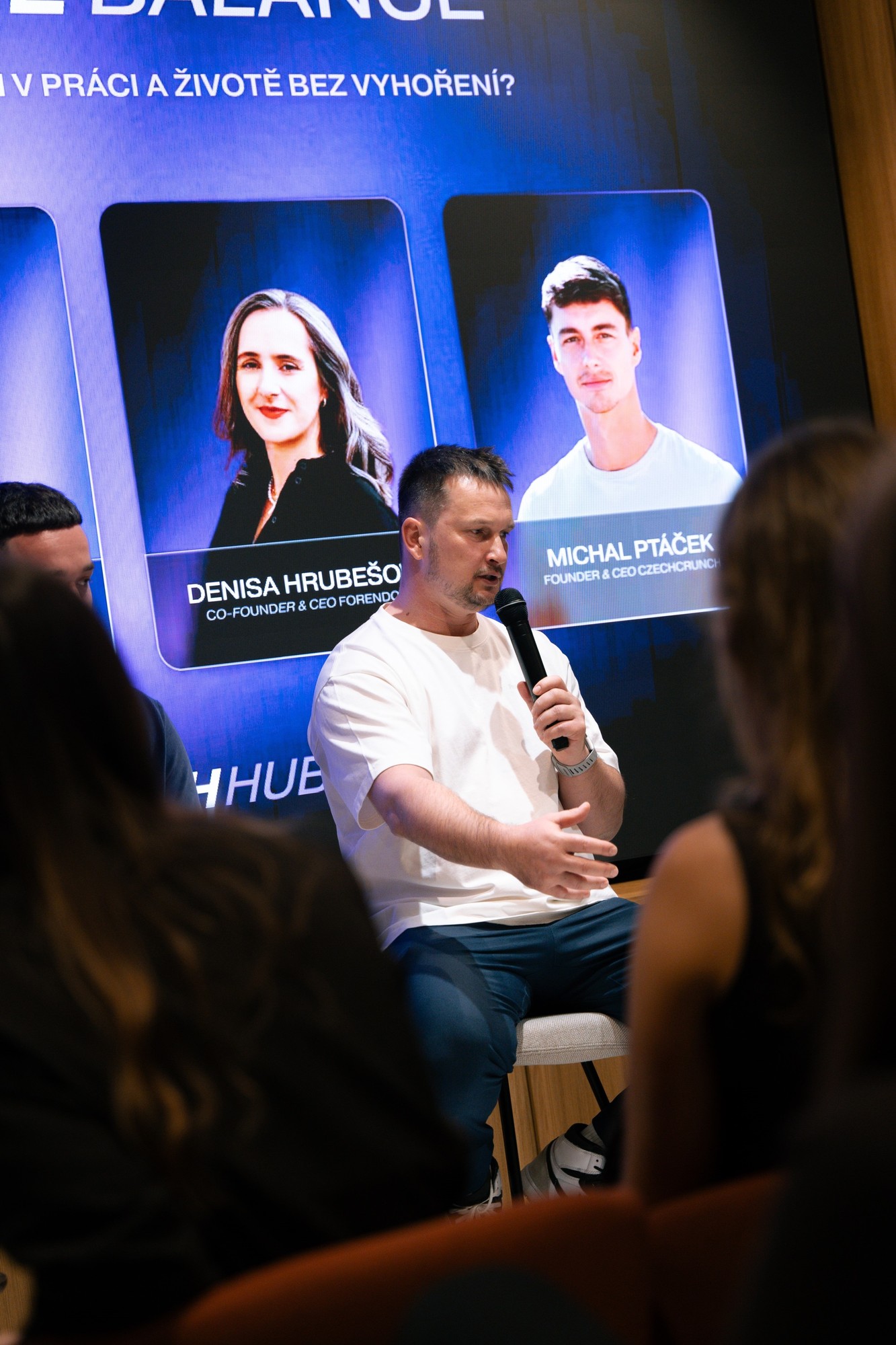 Michal Cipro at panel discussion