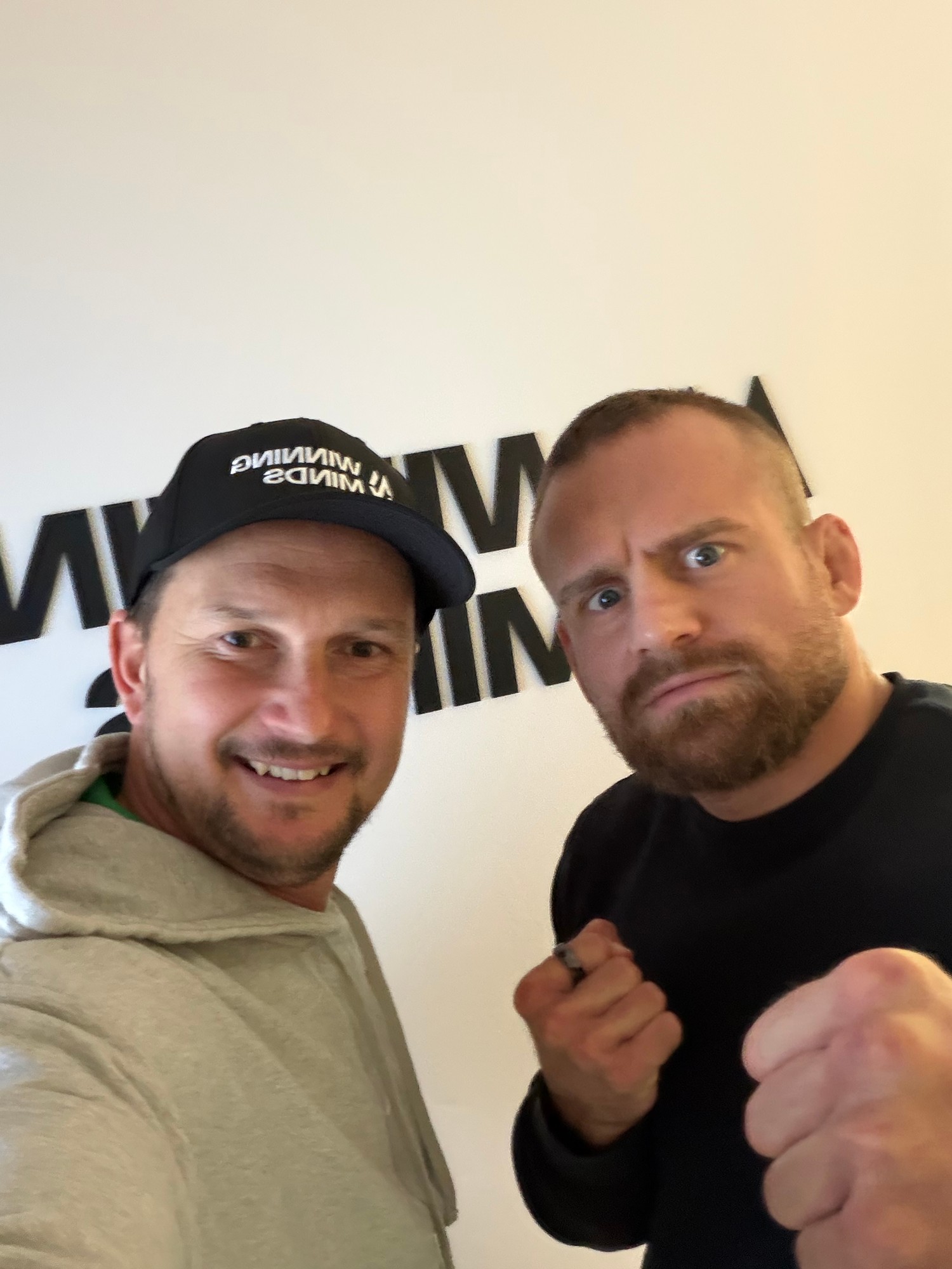 Michal Cipro with MMA fighter