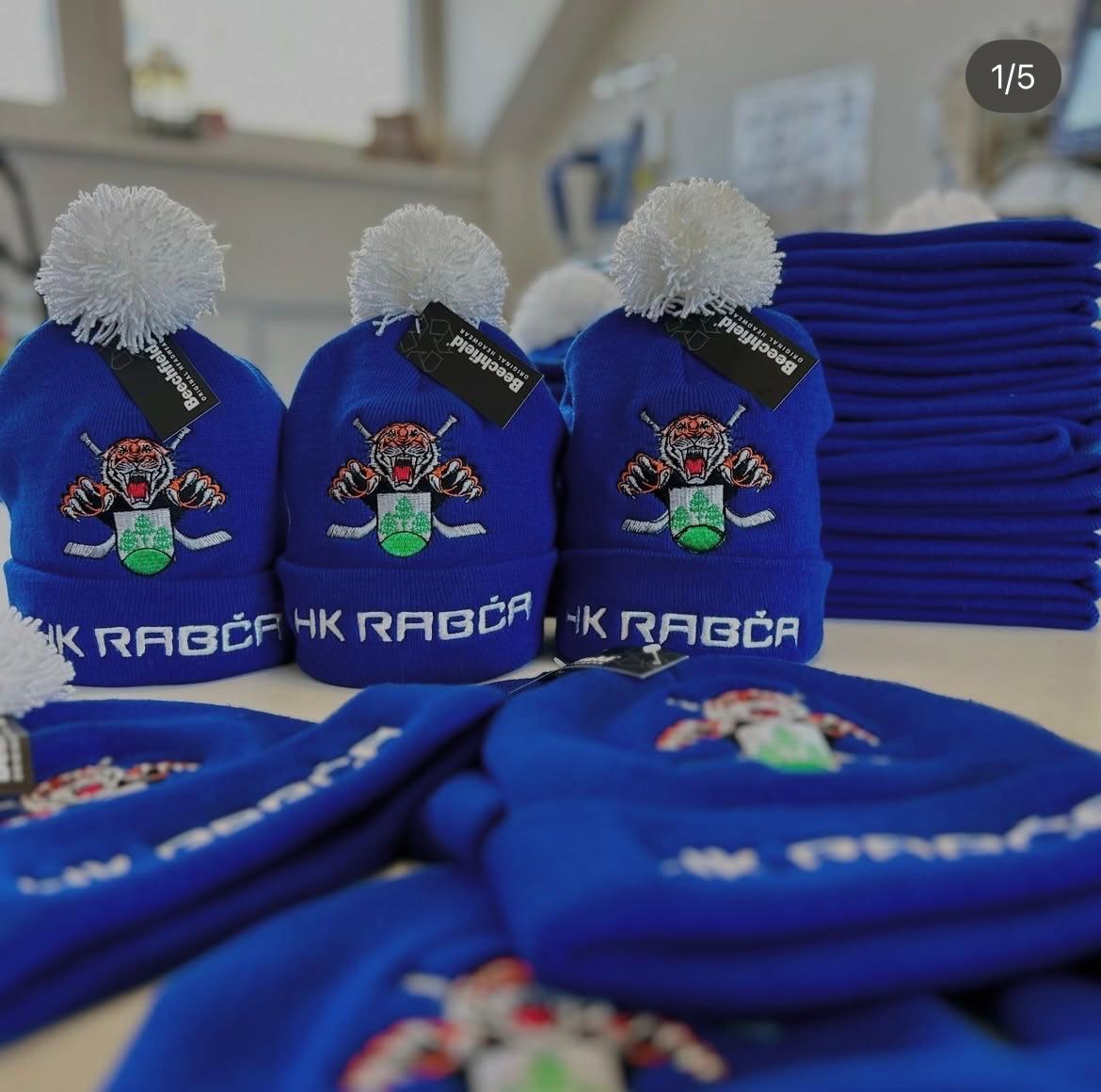 HK Rabča — Klubový merch — čiapky, rukavice, ponožky, šiltovky
