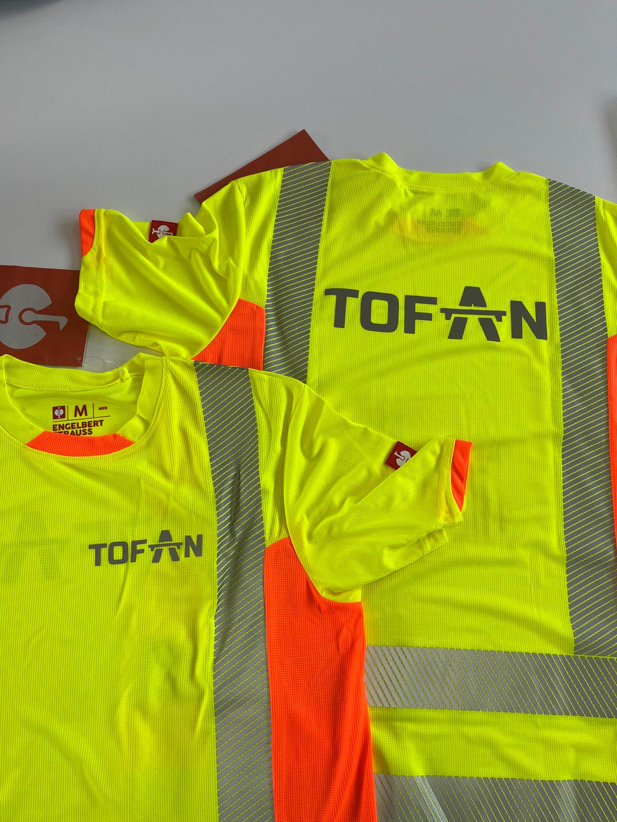 TOFAN s.r.o. — Pracovné oblečenie — reflexná potlač + výšivka