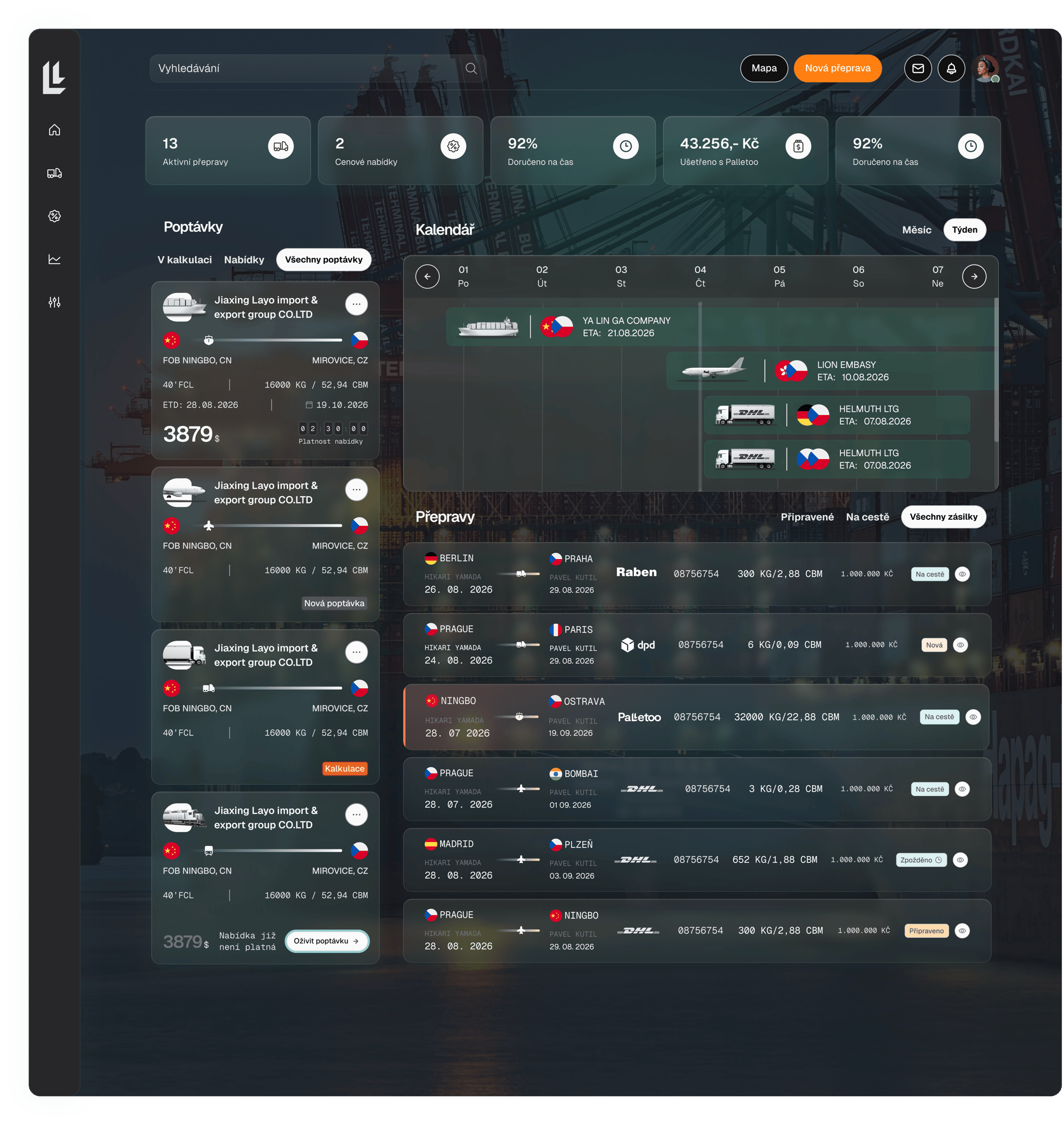 Palletoo Dashboard