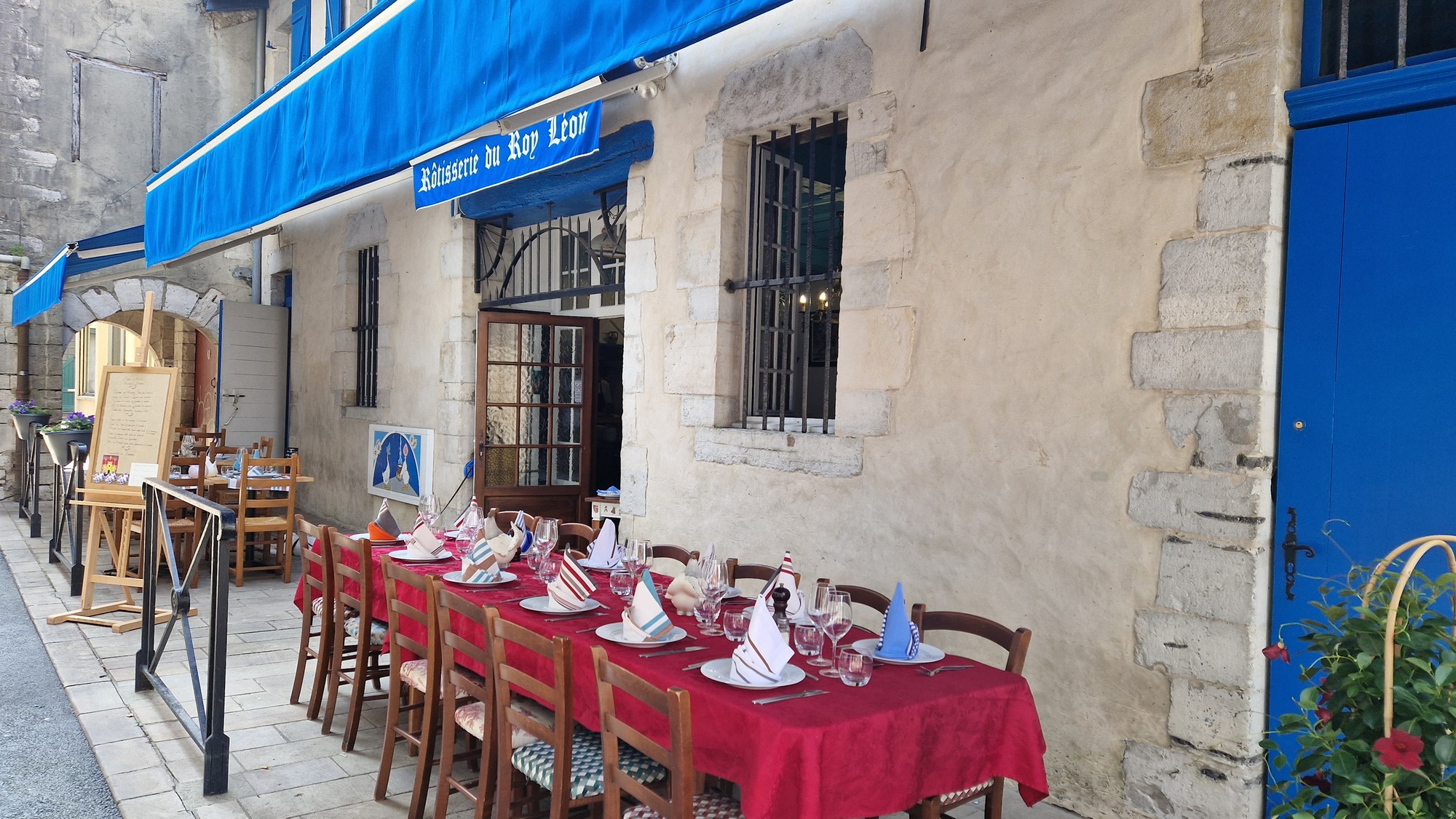Détail de la décoration du restaurant