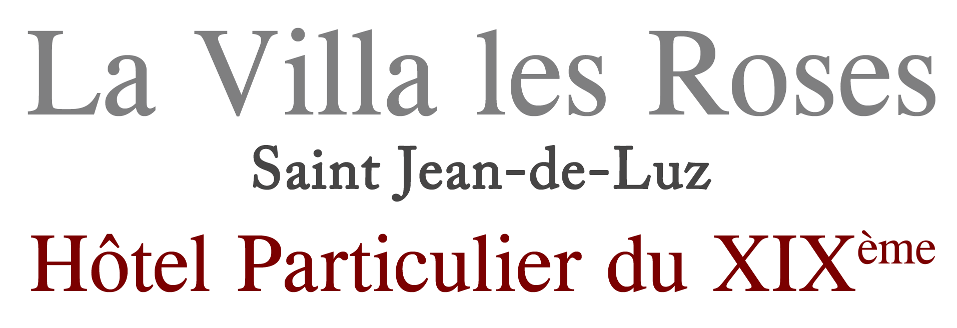 Logo Villa Les Roses