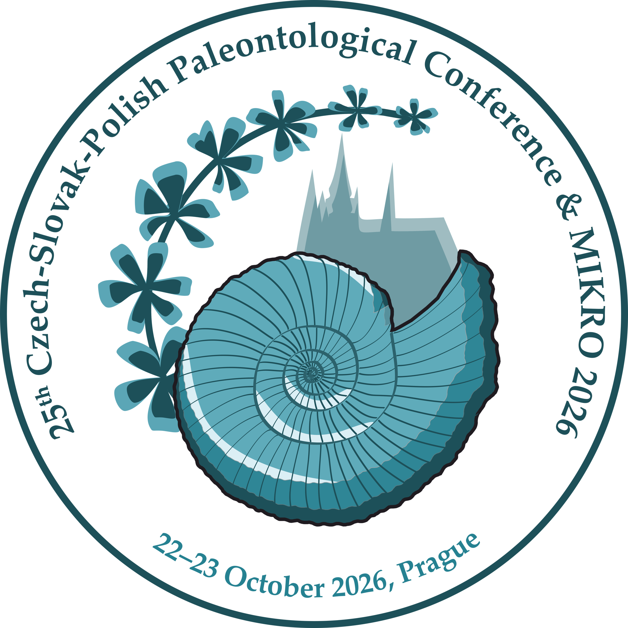 25th Czech-Slovak-Polish Paleontological Conference Logo