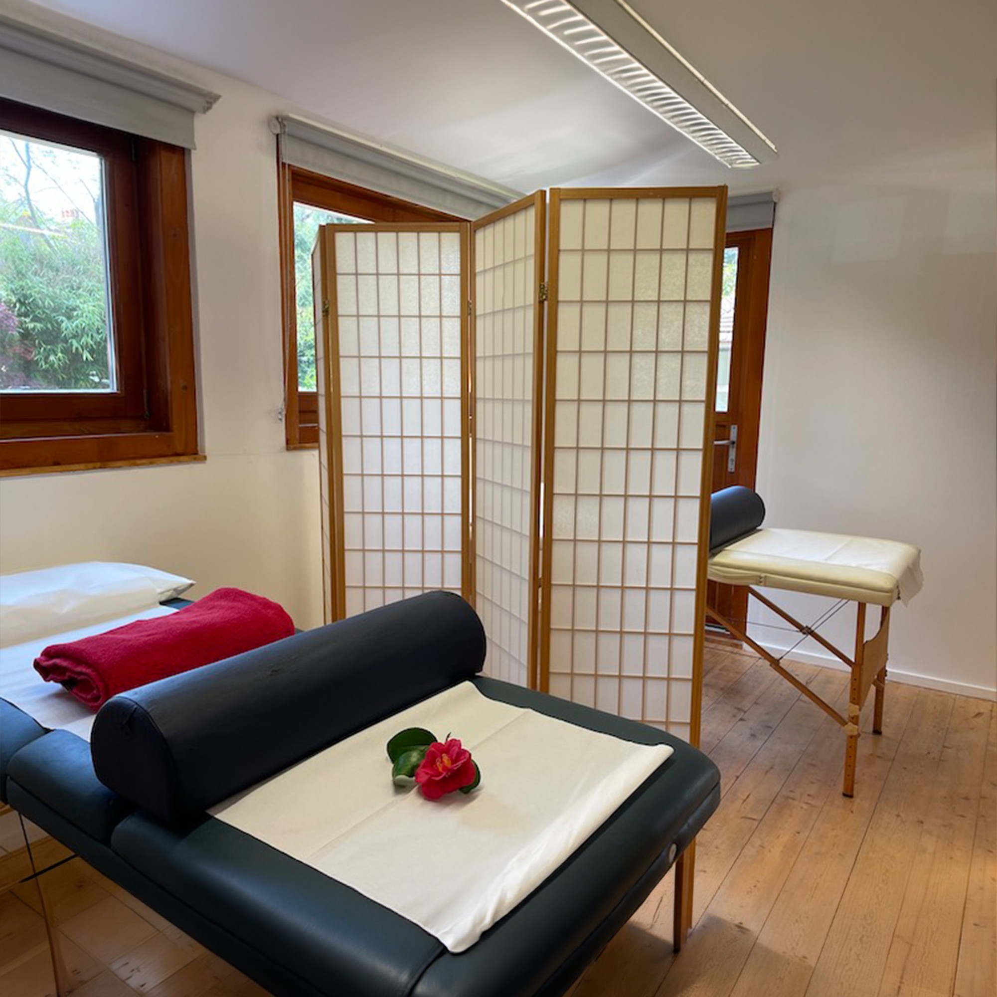 Treatment room at ICOM Clinic, East Grinstead