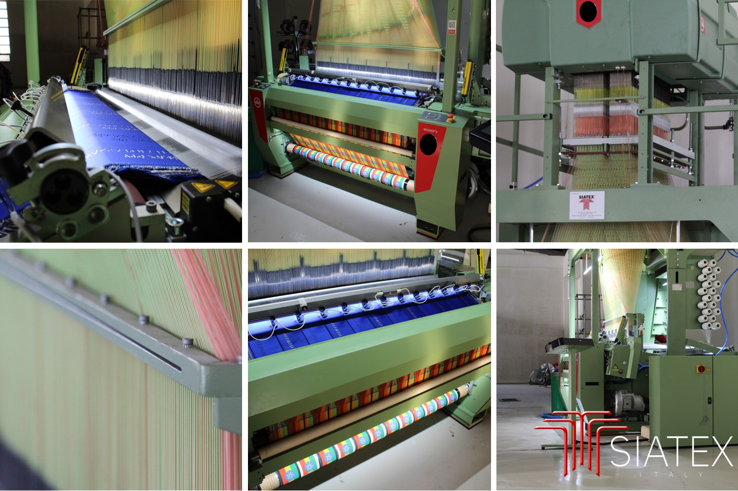 Jacquard weaving loom for labels