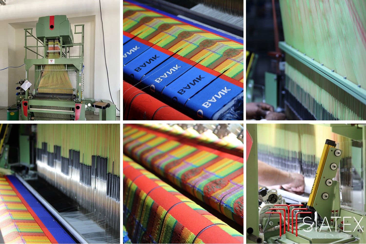 Jacquard weaving loom for labels